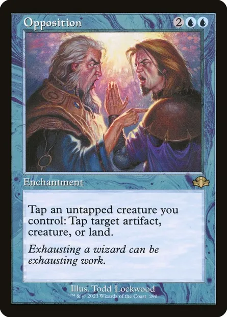 Opposition, Magic card DMR 290 — Dominaria Remastered set