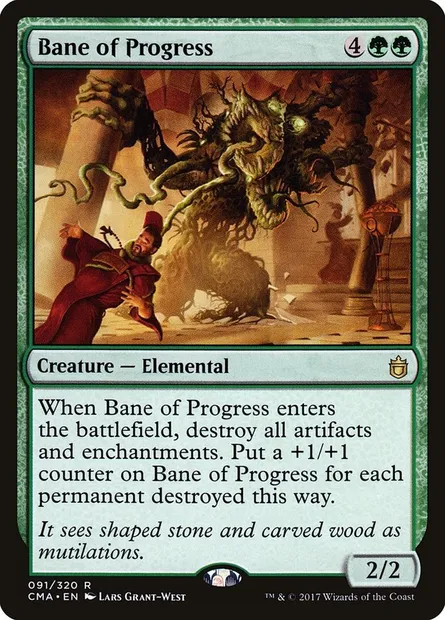 Bane of Progress, Magic card CMA 91 — Commander Anthology set