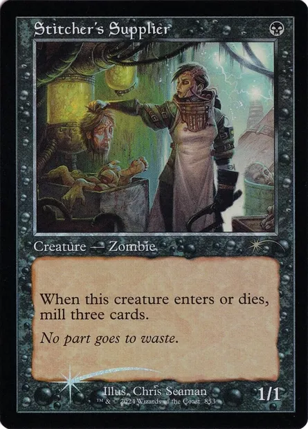 Stitcher's Supplier, Magic card SLD 853 — Secret Lair Drop set