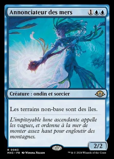 Annonciateur des mers, carte Magic MH3 63 — extension Modern Horizons 3