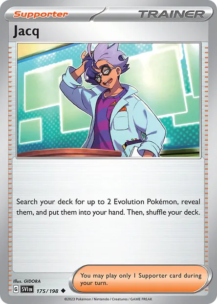 Jacq, Pokémon card SVI 175 — Scarlet & Violet set