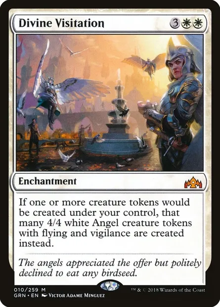 Divine Visitation, Magic card GRN 10 — Guilds of Ravnica set