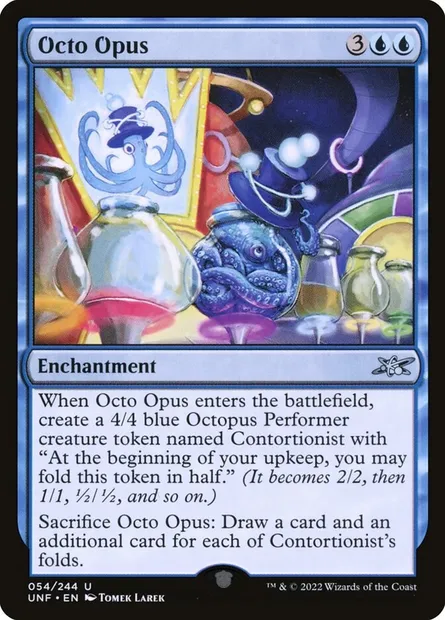 Octo Opus, Magic card UNF 54 — Unfinity set