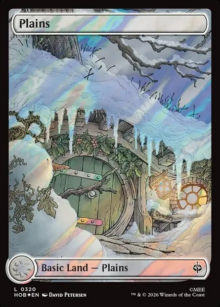 Plains, Magic card HOB 320 — The Hobbit set