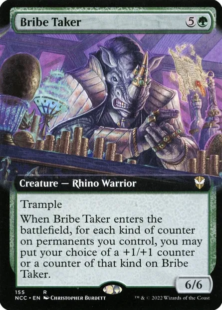 Bribe Taker, Magic card NCC 155 — New Capenna Commander set