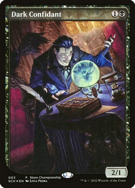 Dark Confidant, Magic card SCH 3 — Store Championships set