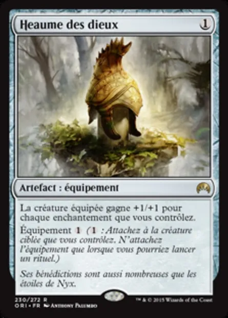 Heaume des dieux, carte Magic ORI 230 — extension Magic Origines