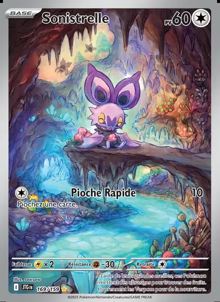 Sonistrelle, carte Pokémon JTG 169 — extension Aventures Ensemble