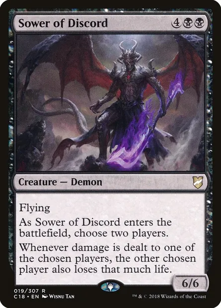 Sower of Discord, Magic card C18 19 — Commander 2018 set