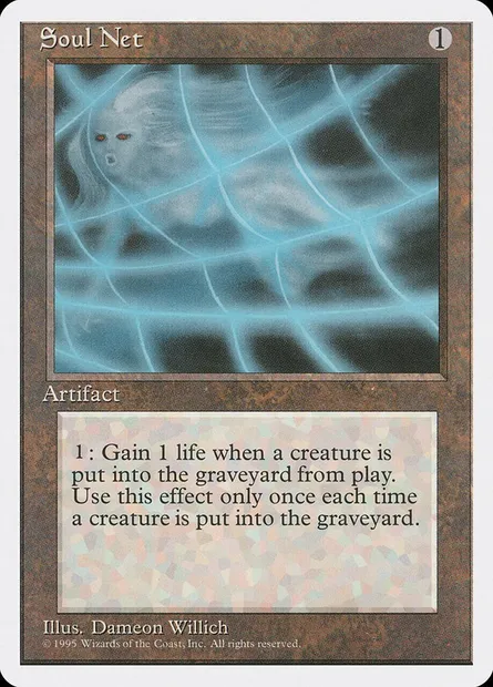 Soul Net, Magic card 4ED 346 — Fourth Edition set