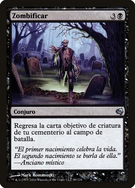 Zombification, carte Magic PS11 89 — extension Salvat 2011
