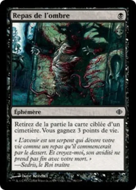 Repas de l'ombre, carte Magic ALA 86 — extension Les éclats d'Alara