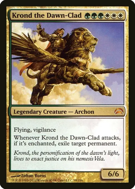 Krond the Dawn-Clad, Magic card PC2 99 — Planechase 2012 set