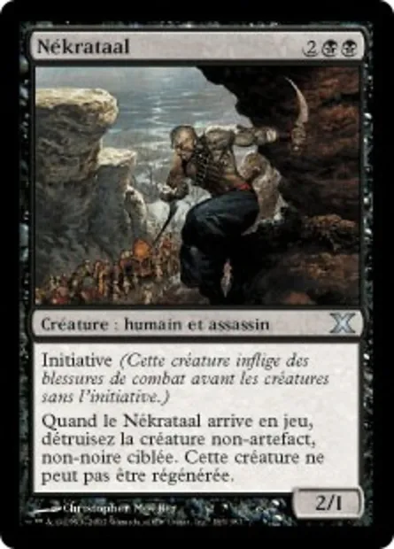 Nékrataal, carte Magic 10E 163 — extension Dixième édition