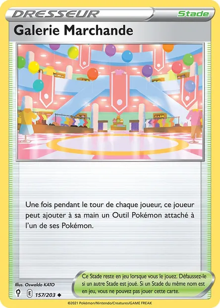 Galerie Marchande, carte Pokémon EVS 157 — extension Évolution Céleste