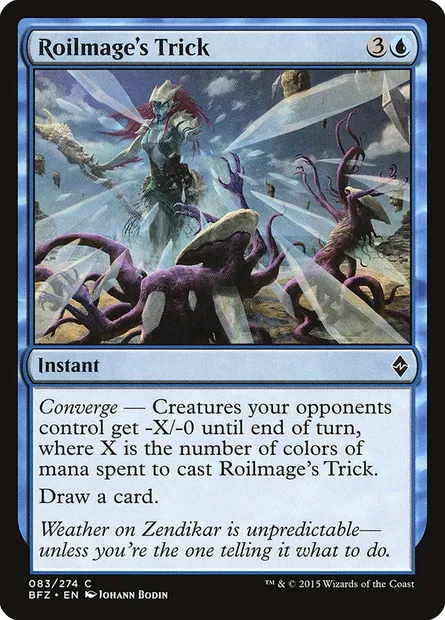 Roilmage's Trick, Magic card BFZ 83 — Battle for Zendikar set