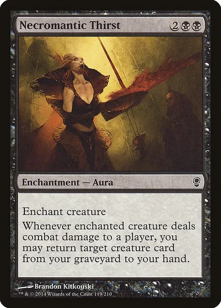 Necromantic Thirst, Magic card CNS 119 — Conspiracy set
