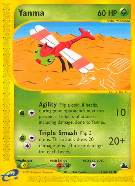 Yanma, Pokémon card SK 116 — Skyridge set