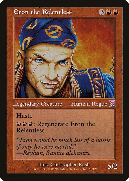 Ehron l'Implacable, carte Magic TSB 61 — extension Time Spiral Timeshifted