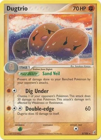 Triopikeur, carte Pokémon TDX 005-3 — extension Theme Deck & Blisters Exclusives