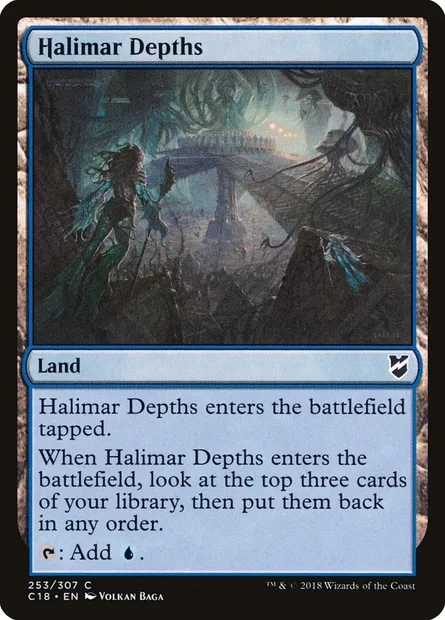 Halimar Depths, Magic card C18 253 — Commander 2018 set
