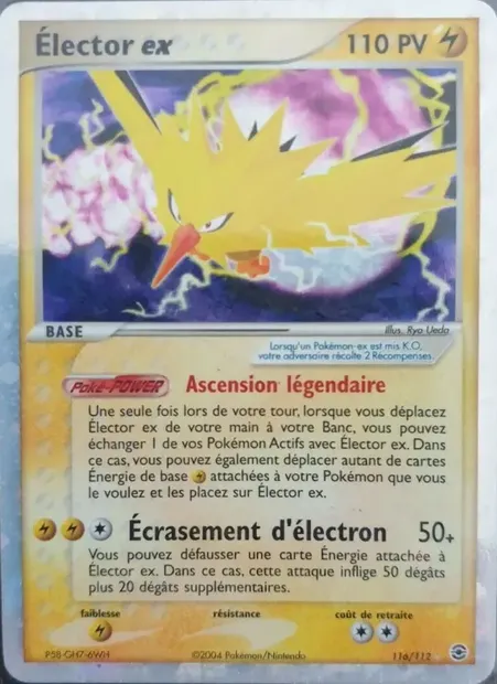 Élector ex, carte Pokémon RG 116 — extension EX Rouge Feu & Vert Feuille