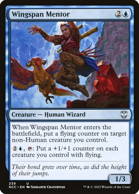 Wingspan Mentor, Magic card NCC 239 — New Capenna Commander set