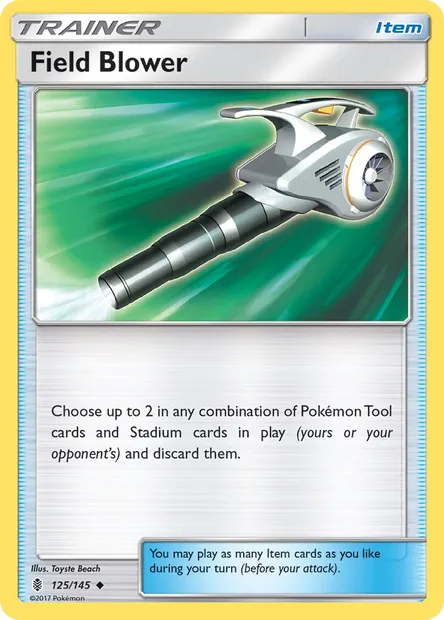 Field Blower, Pokémon card GRI 125 — Guardians Rising set