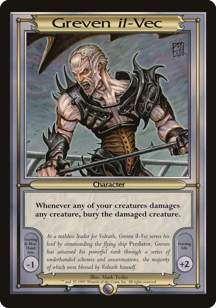 Greven il-Vec, Magic card PVAN 203 — Vanguard Series set