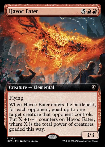 Havoc Eater, Magic card MKC 341 — Murders at Karlov Manor Commander set