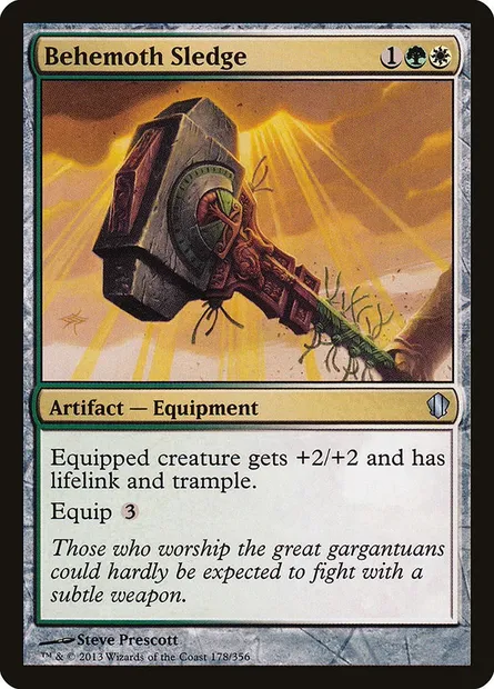Behemoth Sledge, Magic card C13 178 — Commander 2013 set