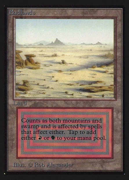 Badlands, Magic card CED 278 — Collectors' Edition set