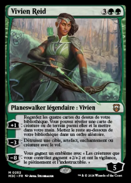 Vivien Reid, carte Magic M3C 252 — extension Modern Horizons 3 Commander