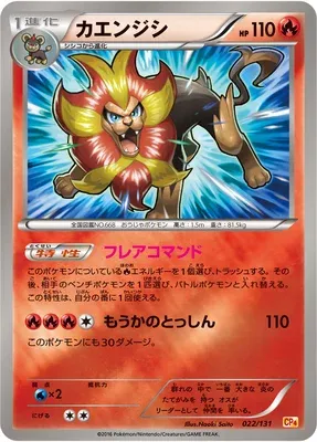Pyroar, Pokémon card CP4 022 — Premium Champion Pack EX x M x BREAK set