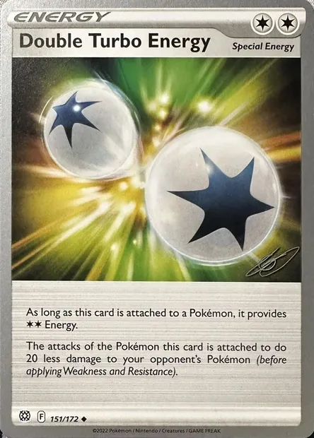 Énergie Double Turbo, carte Pokémon WCD23 151-2 — extension World Championship Decks 2023