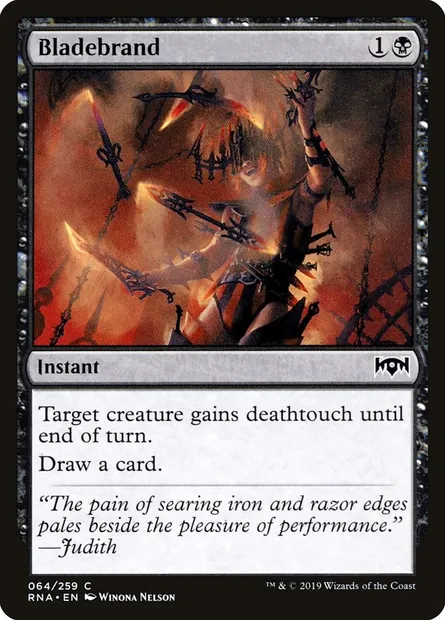 Bladebrand, Magic card RNA 64 — Ravnica Allegiance set