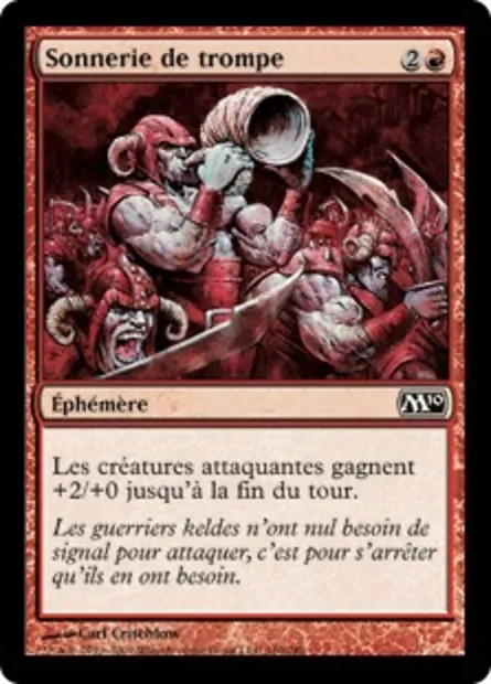 Sonnerie de trompe, carte Magic M10 160 — extension Magic 2010