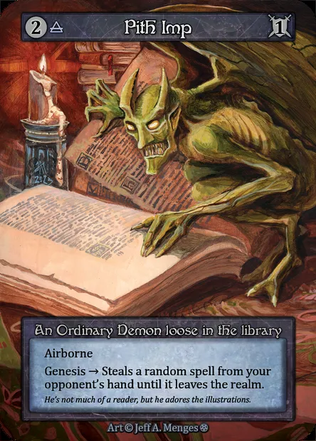 Pith Imp, carte Sorcery GOT 148 — extension Gothic