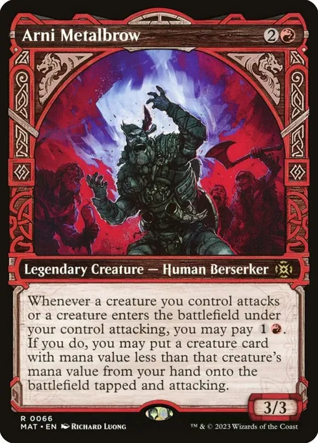 Arni Metalbrow, Magic card MAT 66 — March of the Machine: The Aftermath set