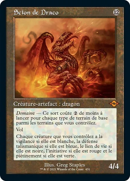 Scion de Draco, carte Magic MH2 431 — extension Horizons du Modern 2