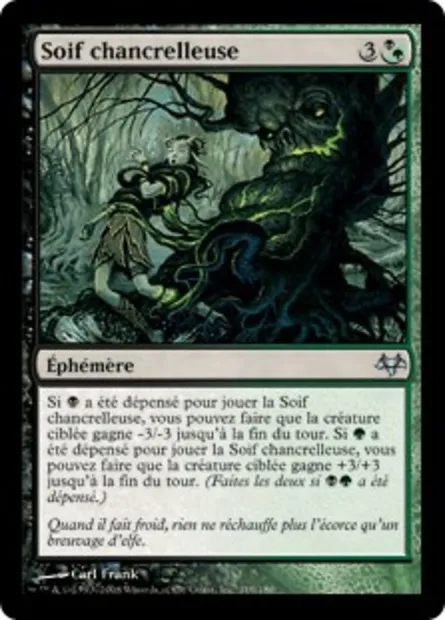 Soif chancrelleuse, carte Magic EVE 116 — extension Coucheciel
