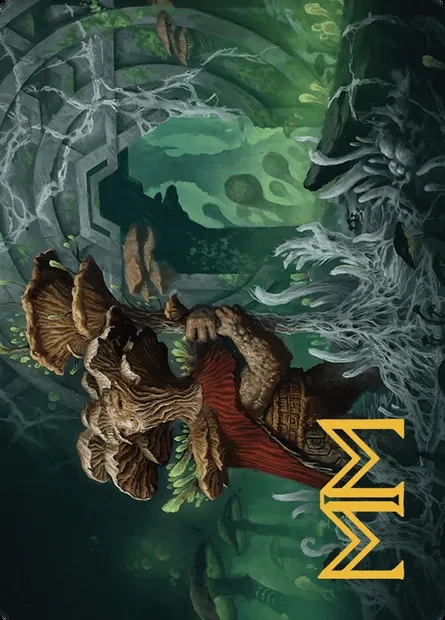 Tendril of the Mycotyrant // Tendril of the Mycotyrant, carte Magic ALCI 31 — extension The Lost Caverns of Ixalan Art Series