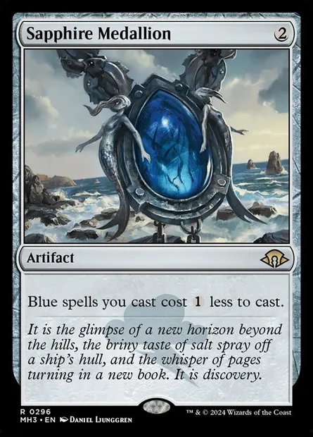Sapphire Medallion, Magic card MH3 296 — Modern Horizons 3 set