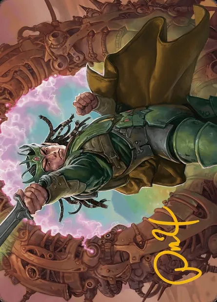 Eladamri, Korvecdal // Eladamri, Korvecdal, Magic card AMH3 9 — Modern Horizons 3 Art Series set