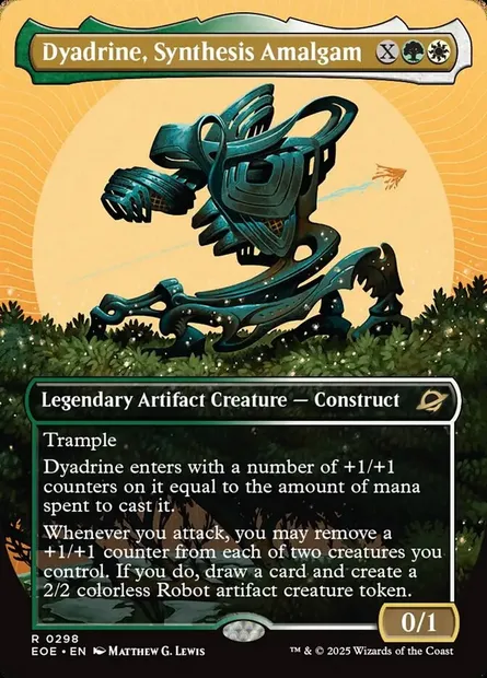 Dyadrine, Synthesis Amalgam, Magic card EOE 298 — Edge of Eternities set