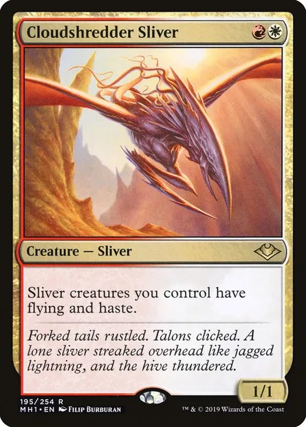 Cloudshredder Sliver, Magic card MH1 195 — Modern Horizons set
