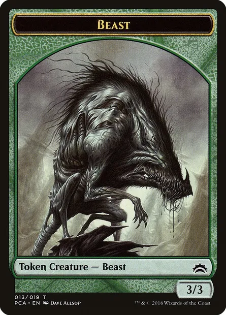 Beast, Magic card TPCA 13 — Planechase Anthology Tokens set