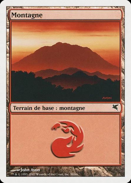 Montagne, carte Magic PSAL D58 — extension Salvat 2005
