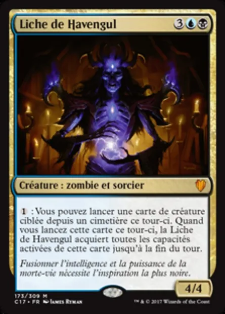 Liche de Havengul, carte Magic C17 173 — extension Commander 2017
