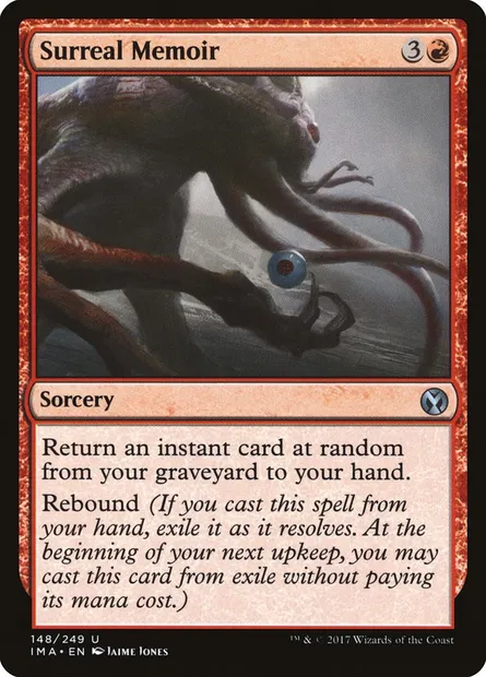 Surreal Memoir, Magic card IMA 148 — Iconic Masters set